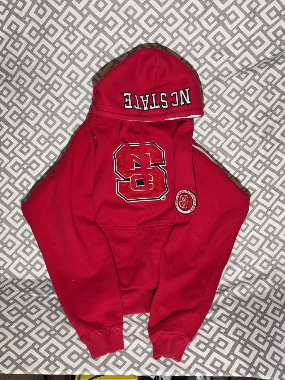 Colosseum Athletics NC State University Red Hoodie Size XXL